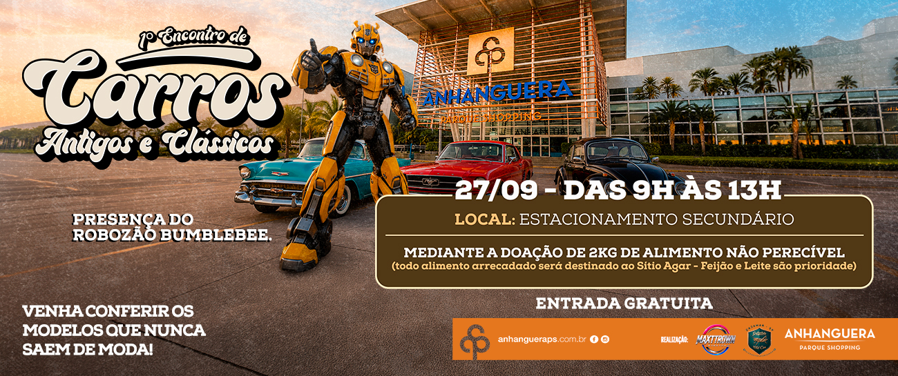 1° Econtro de carros antigos e clássicos 