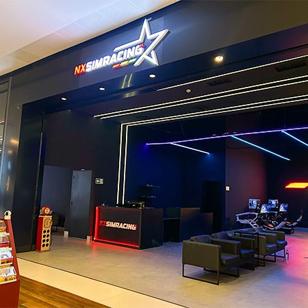 Logo da loja nx gaming arena