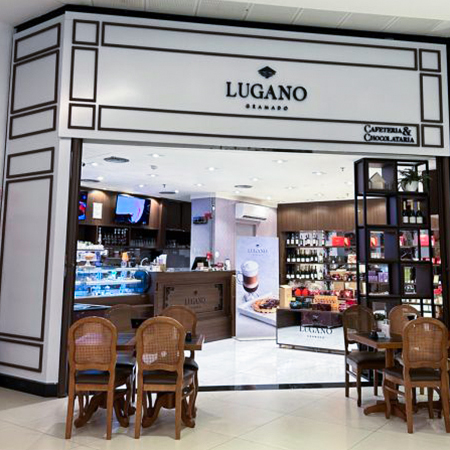 Logo da loja lugano gramado