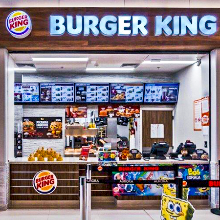 Logo da loja burger king