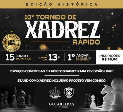 10º TORNEIO DE XADREZ RÁPIDO