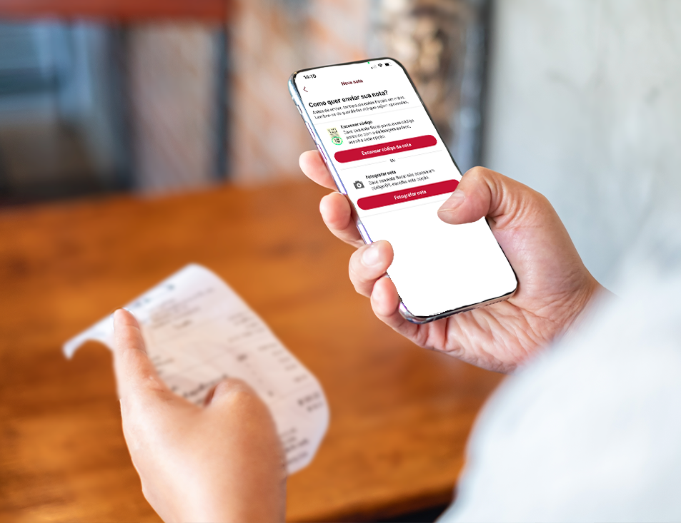 2. Envie notas fiscais