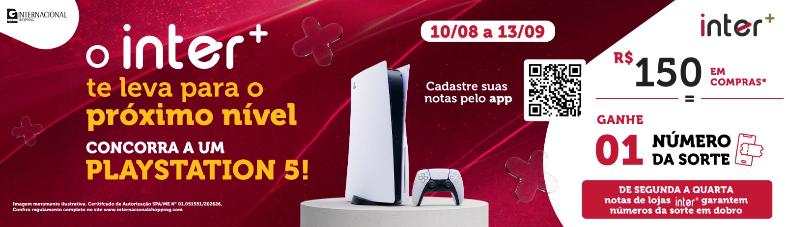 Dê o play na sorte com o inter+! 🎮