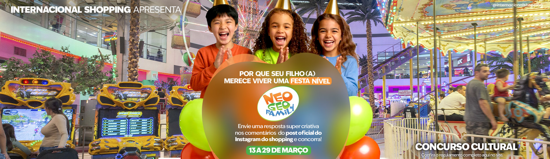 Concurso Cultural – NEO GEO Family no Inter