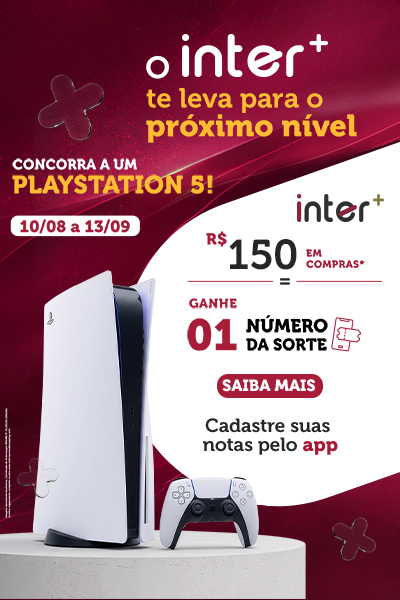 Dê o play na sorte com o inter+! 🎮
