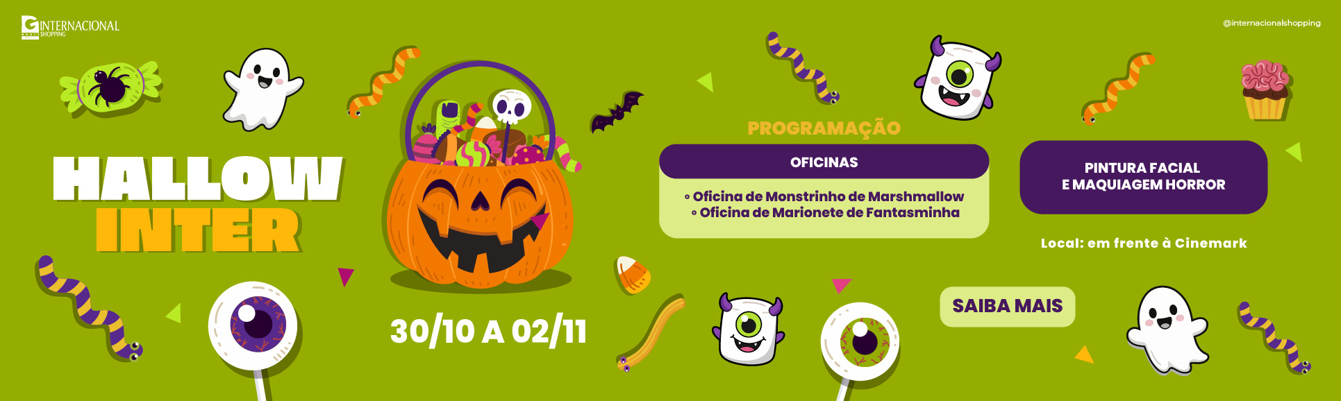 HallowInter: a diversão mais assustadoramente divertida chegou ao Inter!