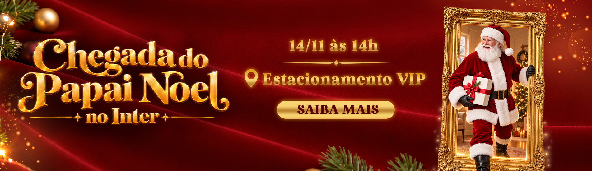 A magia do Natal está chegando ao Internacional Shopping!