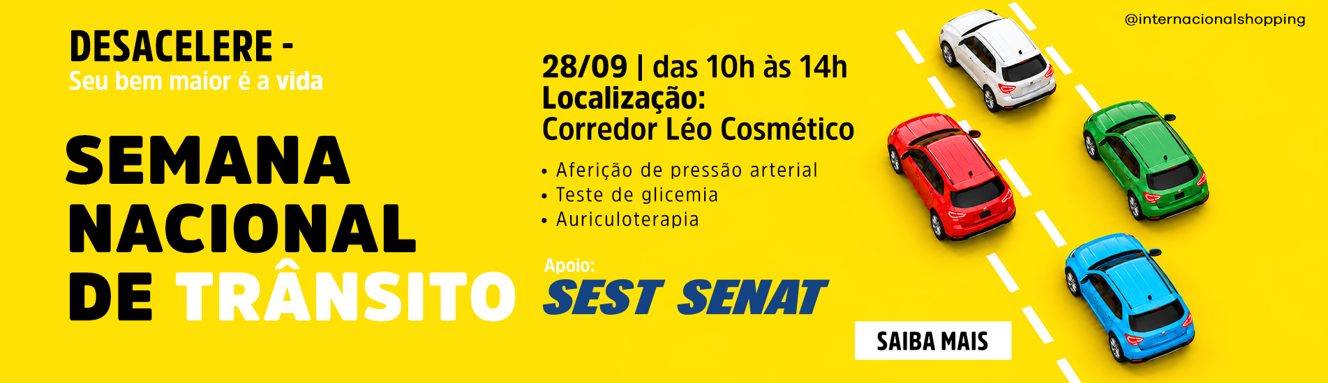 Semana Nacional de Trânsito no Internacional Shopping
