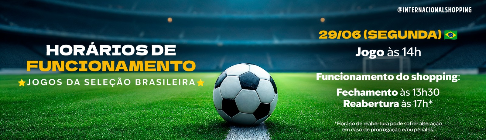 Horário do jogo segunda  
