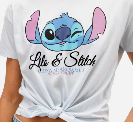 CAMISETA FEMININA STITCH