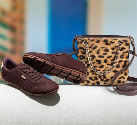 TÊNIS COURO MARROM PINHÃO RECORTES