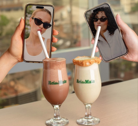 CHOCOLATE GELADO COM PROTEIN