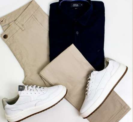 LOOK - CAMISA JEANS, CALÇA DE SARJA
