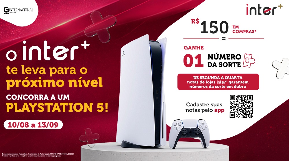 Dê o play na sorte com o inter+! 🎮