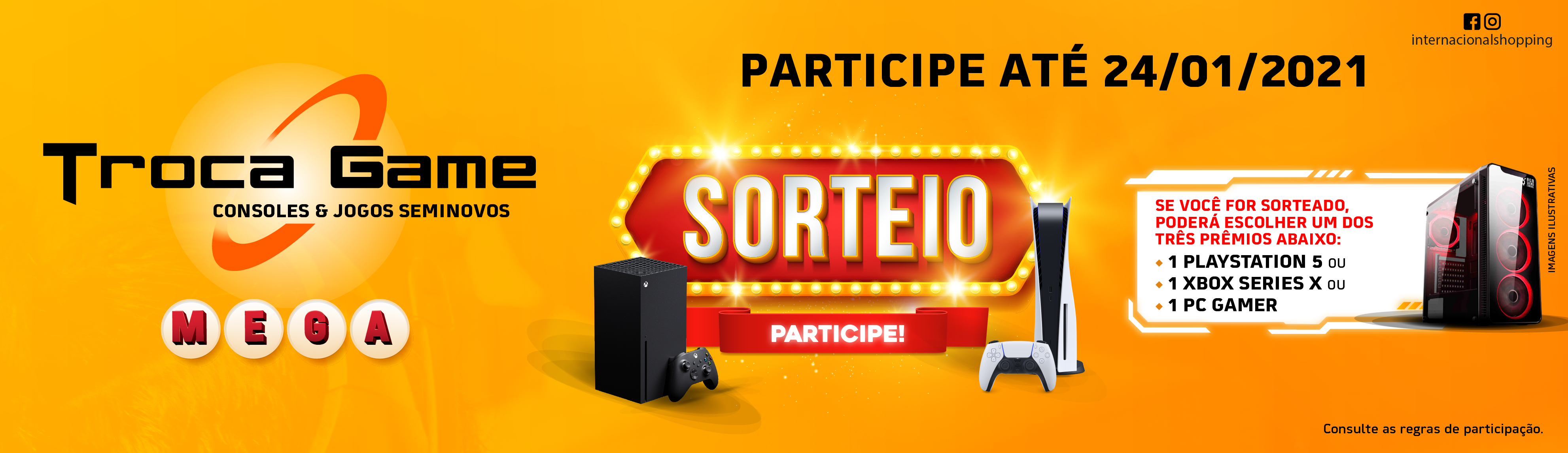 Mega Sorteio Rock Laser Mega Sorteio Rock Laser