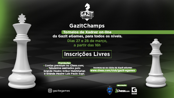 Guarulhos recebe campeonato de xadrez neste final de semana