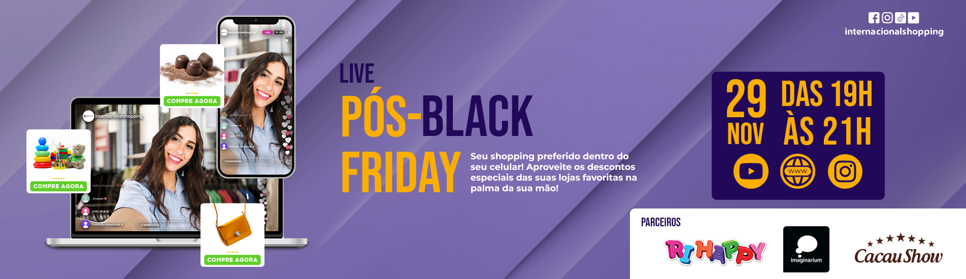 Live Pós-Black Friday do Inter!