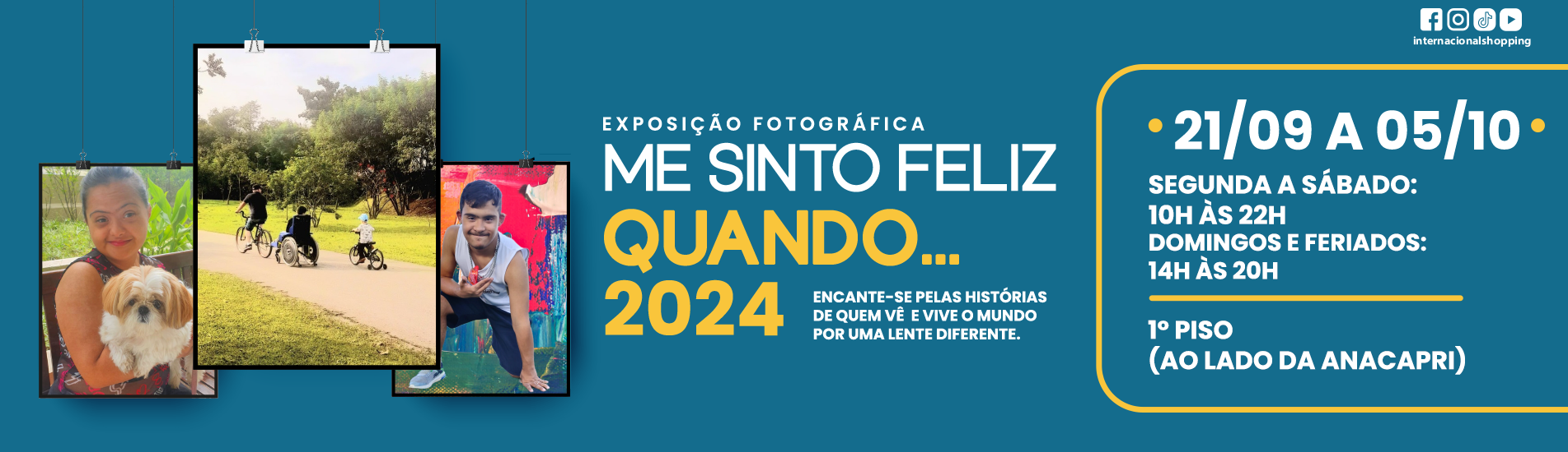 Exposição Fotográfica - Me sinto feliz quando...