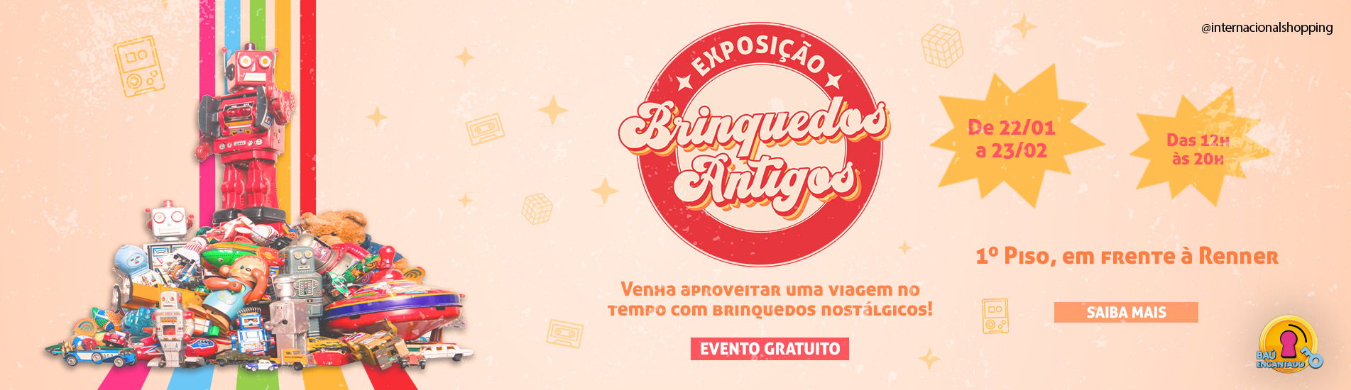 Exposição de Brinquedos Antigos