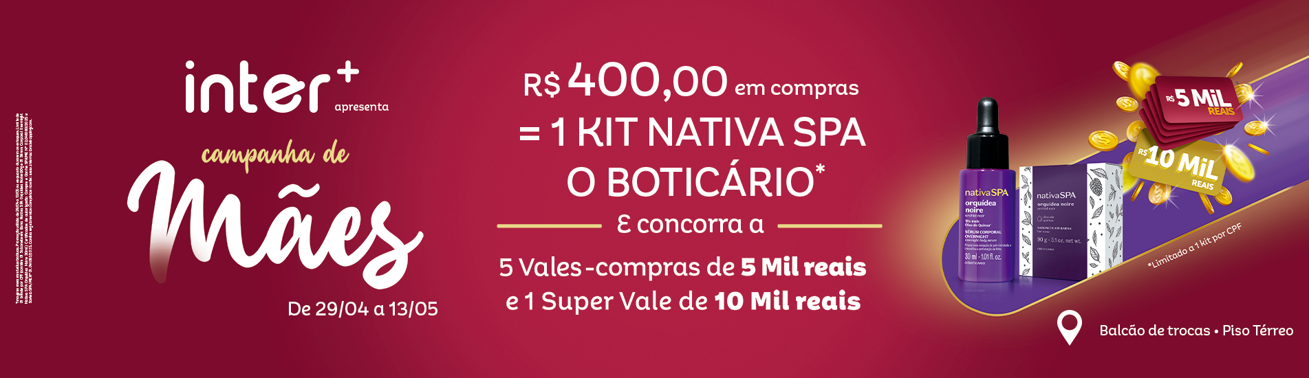 Campanha de Mães Internacional Shopping