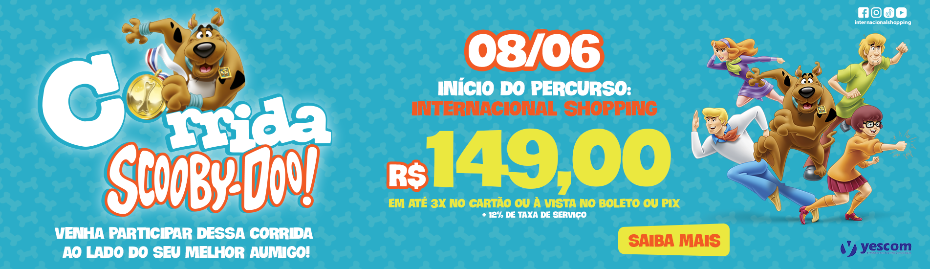 CORRIDA DO SCOOBY DOO!