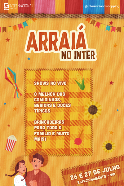Arraia do internacional shopping 2025