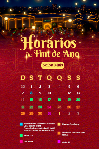 HORARIO DE FINAL DE ANO