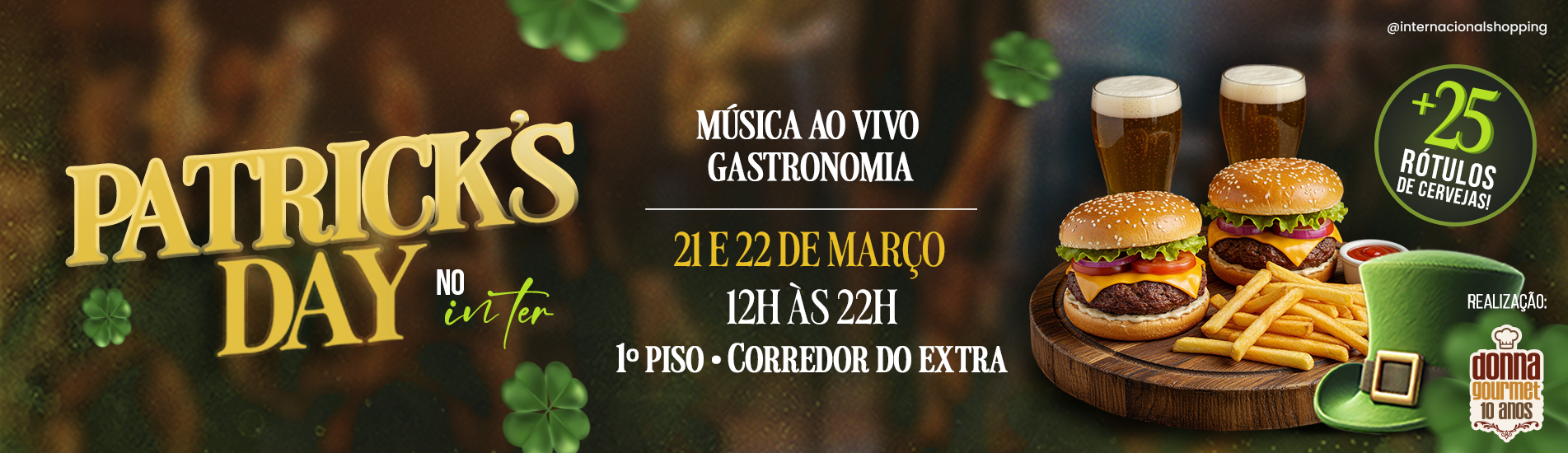 Patrick’s Day no Internacional Shopping