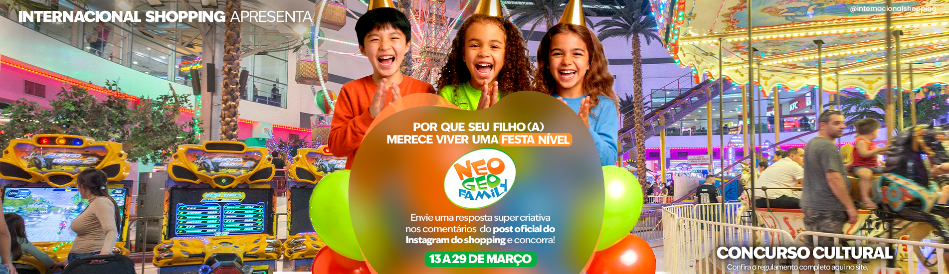 Concurso Cultural – NEO GEO Family no Inter