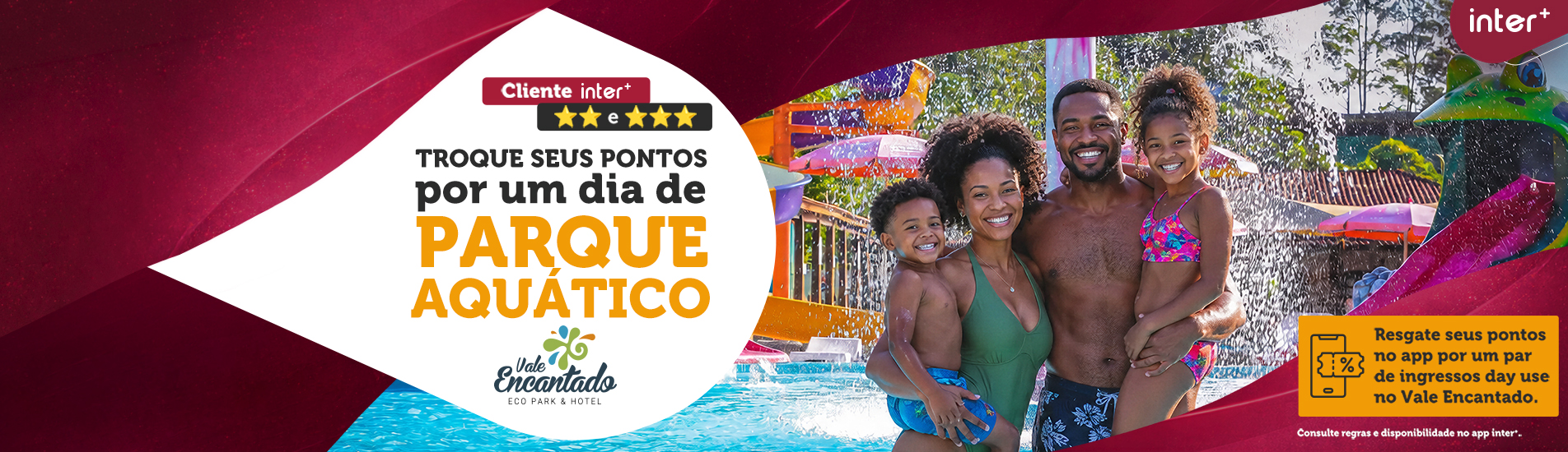Troque seus pontos por um dia de Parque Aquáticio