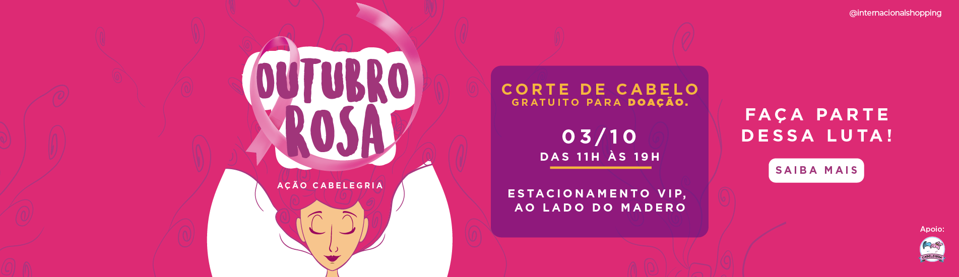 Outubro Rosa - Cabelegria