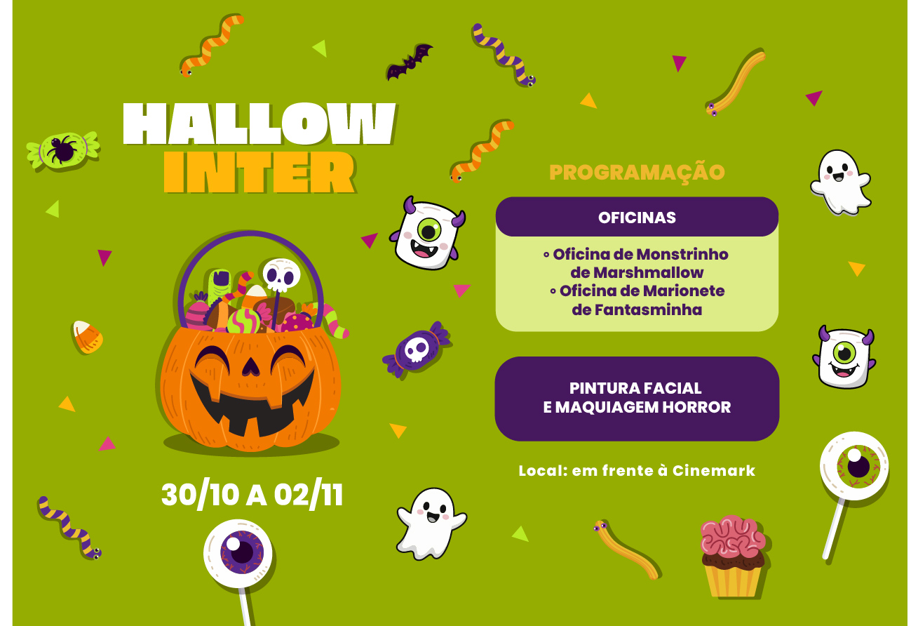 HallowInter: a diversão mais assustadoramente divertida chegou ao Inter! 
