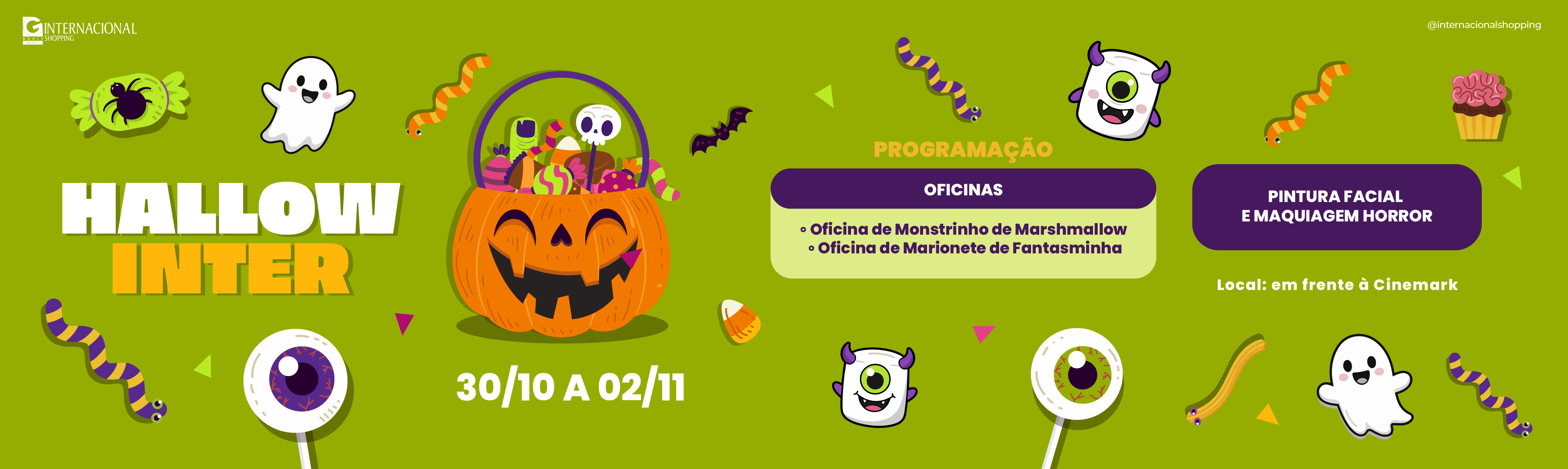 HallowInter: a diversão mais assustadoramente divertida chegou ao Inter! 