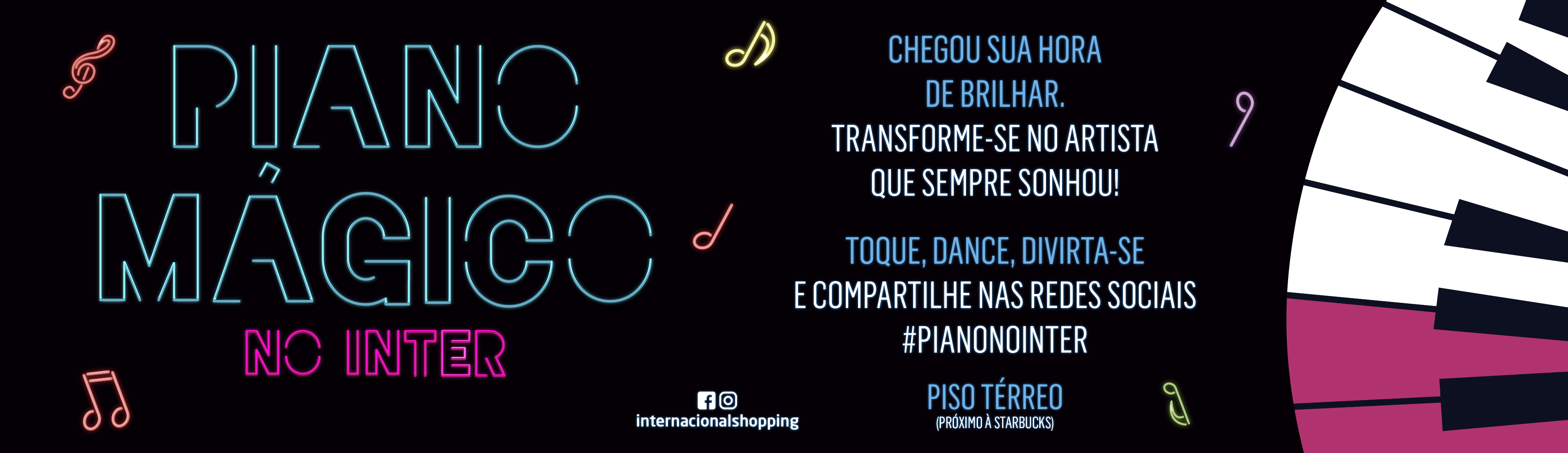 Piano Mágico no Inter! Piano Mágico no Inter!