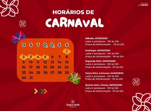 Horarios Carnaval 