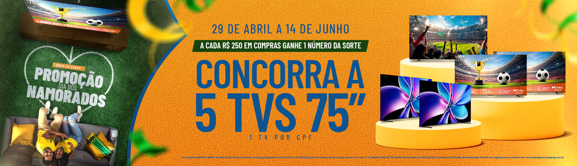 PROMOÇÃO AMOR EM CAMPO
