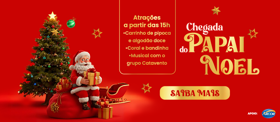 Chegada do Papai Noel 2025