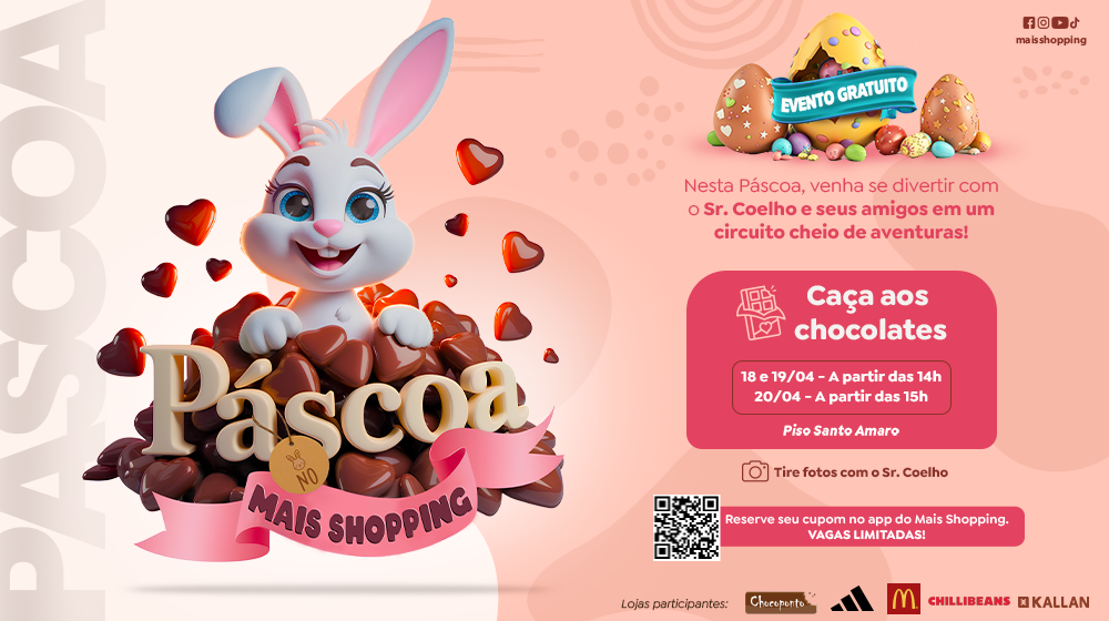 Caça aos Chocolates no Mais - 2025