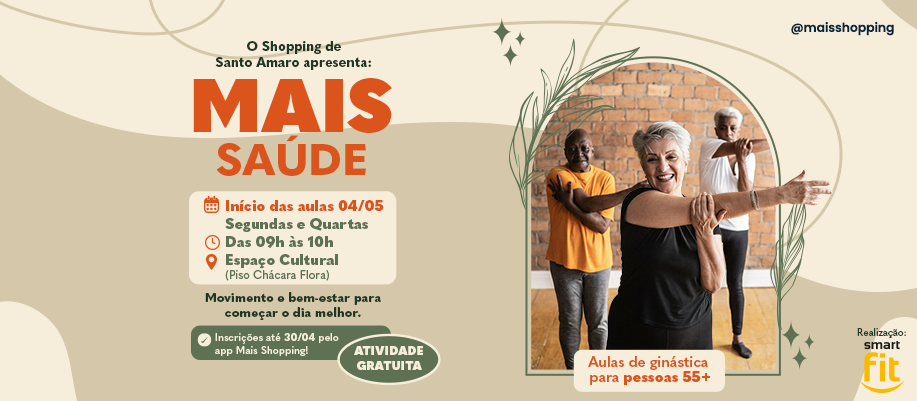 Mais Saúde: Ginástica para terceira idade 🤸‍♀️