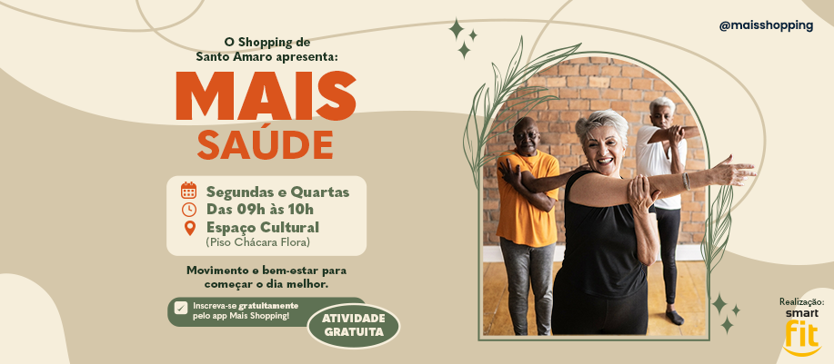 Mais Saúde: Ginástica para terceira idade 🤸‍♀️