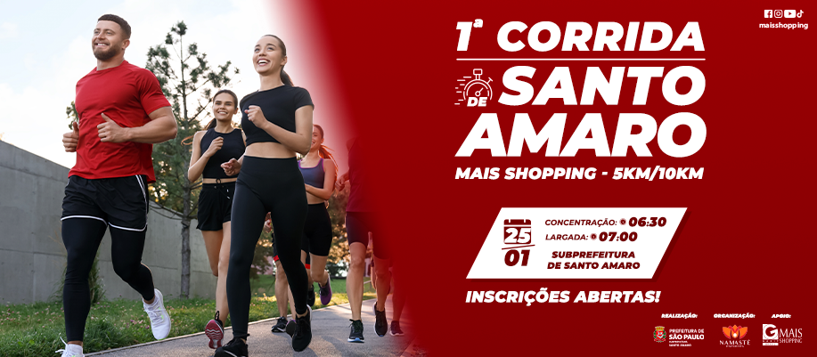1° Corrida de Santo Amaro - Mais Shopping 