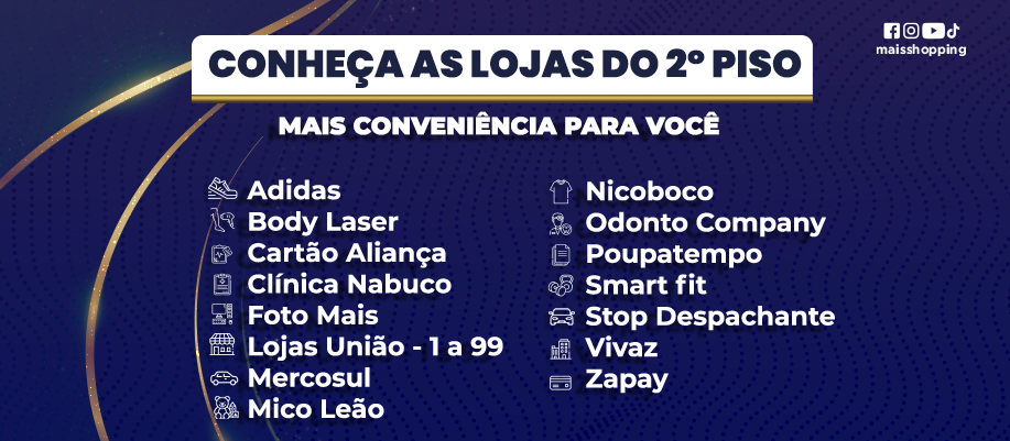 LOJAS 2° PISO