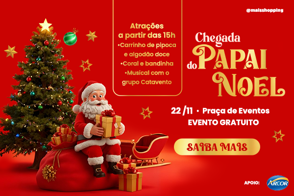 Chegada do Papai Noel 2025