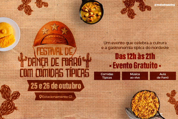 Festival de Dança de Forró com Comidas Típicas - 2025