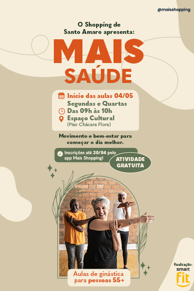 Mais Saúde: Ginástica para terceira idade 🤸‍♀️