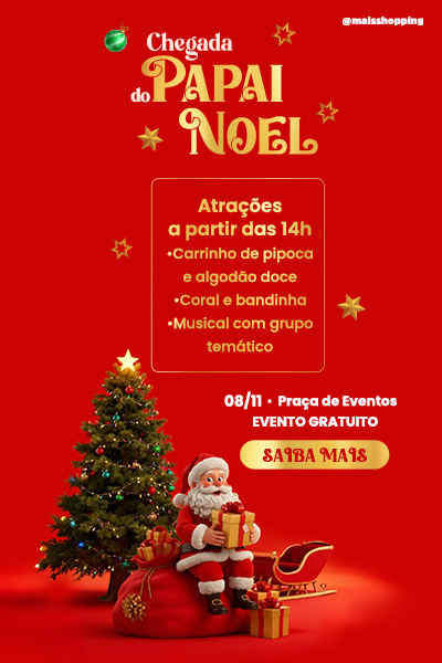 Chegada do Papai Noel 2026