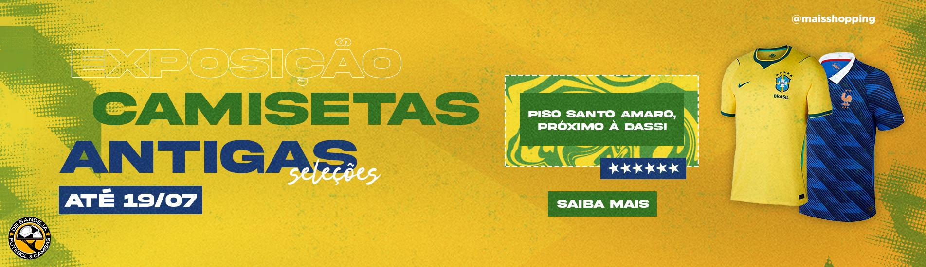 Exposição Camisetas Antigas Seleções