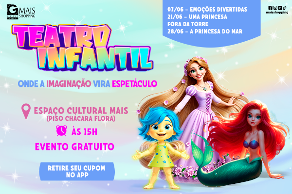 Teatro Infantil no Mais - junho