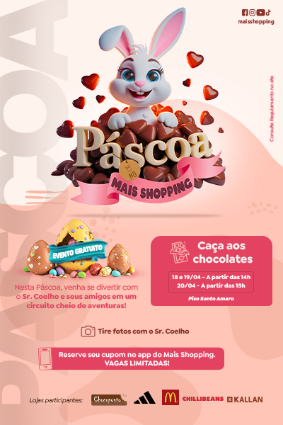 Caça aos Chocolates no Mais - 2025
