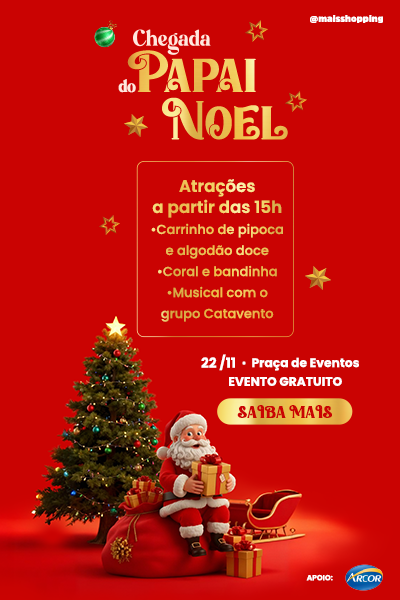 Chegada do Papai Noel 2025